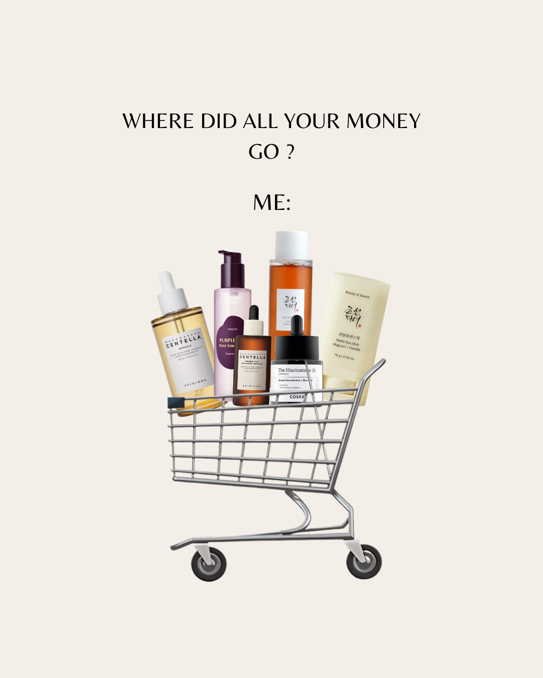 WHERE DID ALL YOUR MONEY GO ?